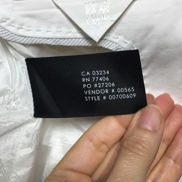 Club Monaco Tuxedo Style  While and Black Blazer 4 - Picture 12 of 14